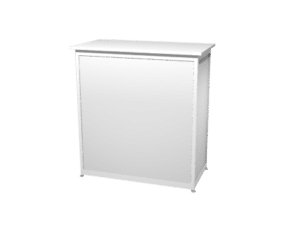 MBH 1070X575 Straight counter. White color