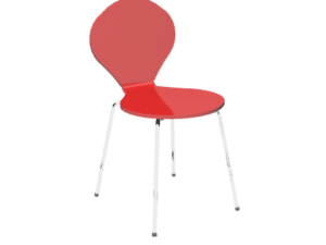 Chaise Breda rouge